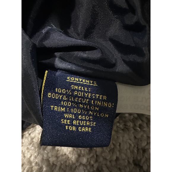 Vintage Goodyear Racing NASCAR Jacket Men’s Medium Yellow Blue #1 Racing Korea - Picture 7 of 8